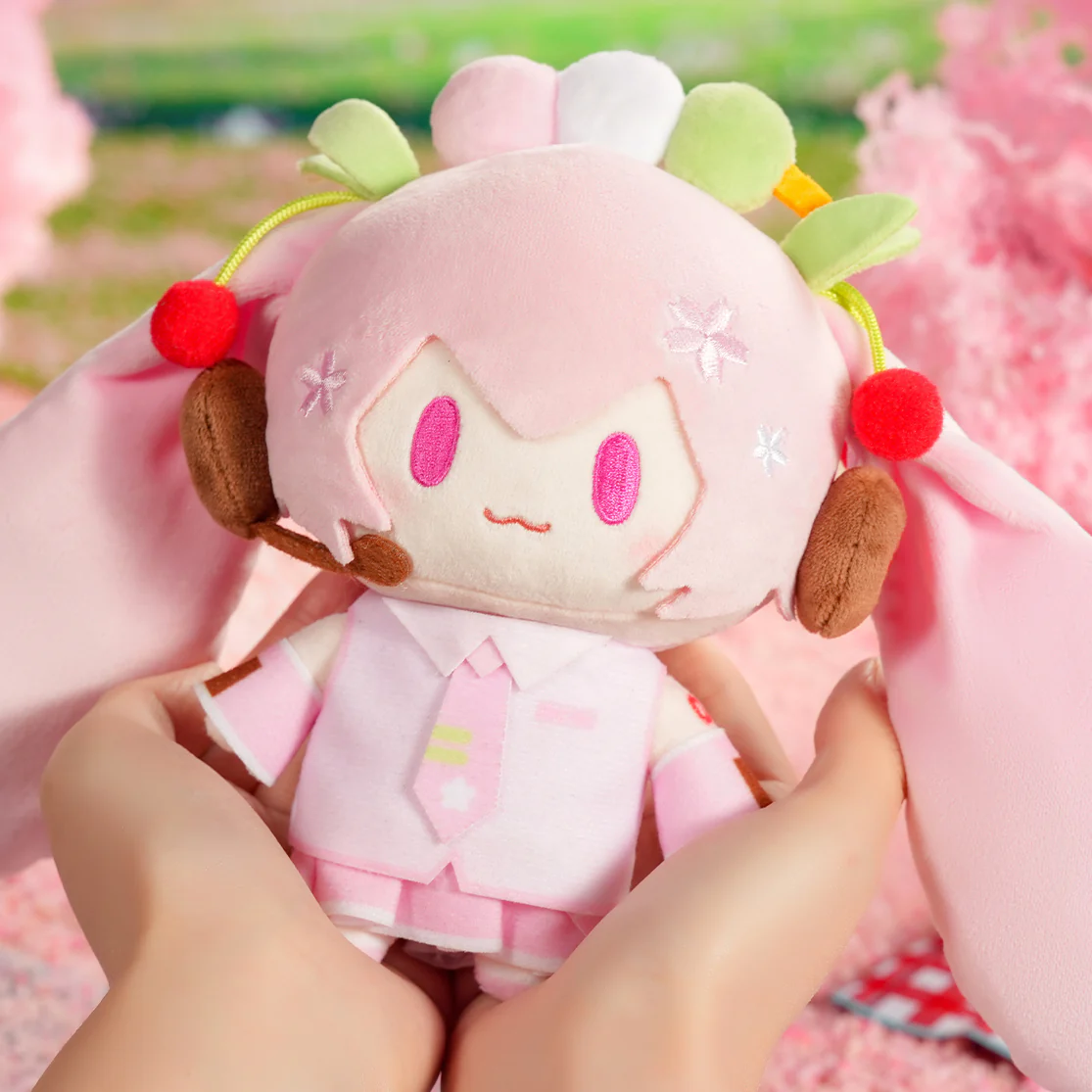 Officially Licensed Hatsune Miku Medium Sakura Miku Plush Toy - Image 3