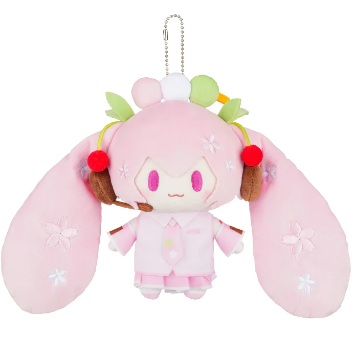 Officially Licensed Hatsune Miku Medium Sakura Miku Plush Toy - Image 6
