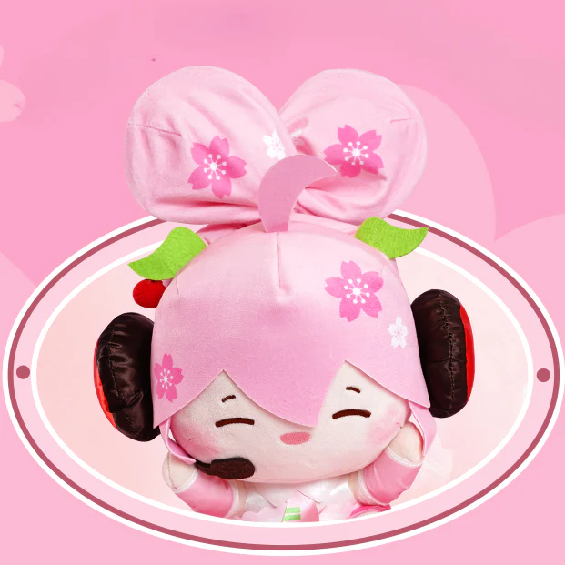 Officially Licensed Hatsune Miku Medium Sakura Plush Toy - Image 3