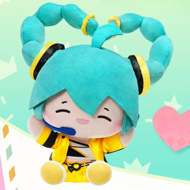 Officially Licensed Hatsune Miku Medium Twin-Tail Plush Toy - Image 2