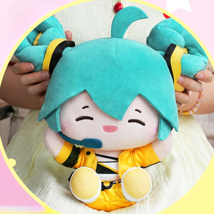 Officially Licensed Hatsune Miku Medium Twin-Tail Plush Toy - Image 4