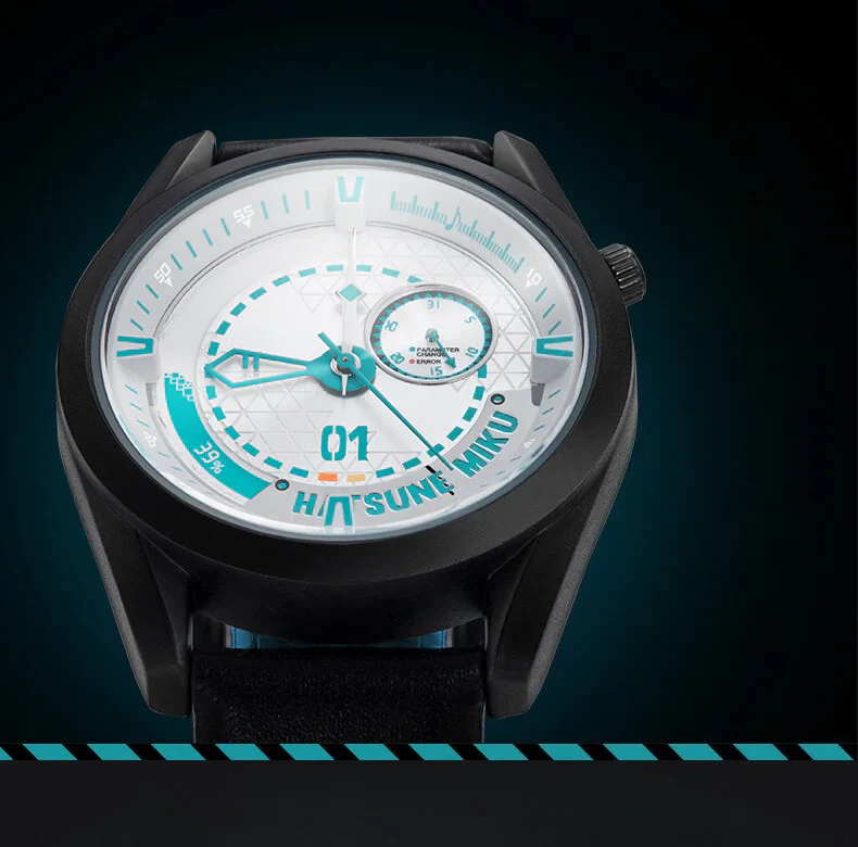 Officially Licensed Hatsune Miku Resonating Future Four-Hand Quartz Watch - Image 4