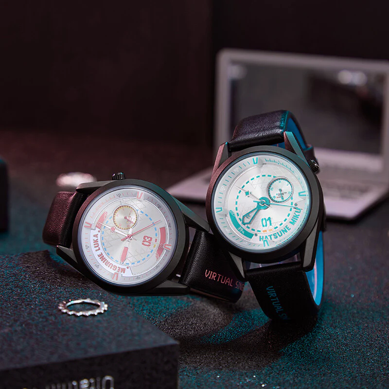 Officially Licensed Hatsune Miku Resonating Future Four-Hand Quartz Watch - Image 5