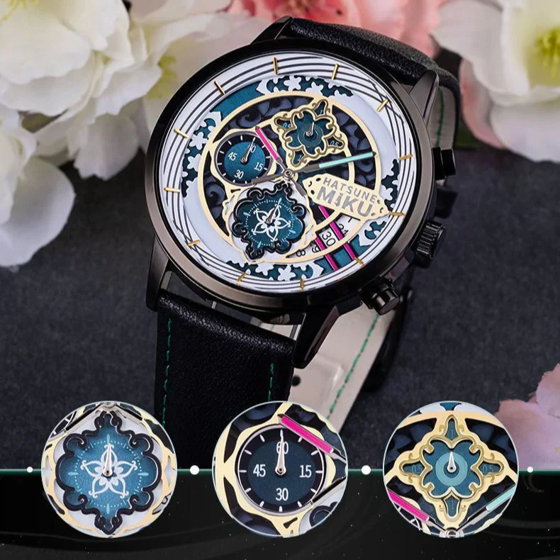 Officially Licensed Hatsune Miku Miku With You 5th Anniversary Commemorative Watch - Image 4