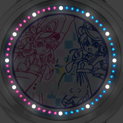 Officially Licensed Hatsune Miku Mirror Encounter & Future LED Watch - Image 3