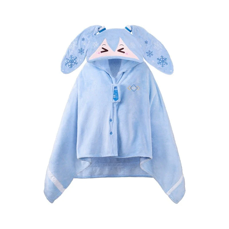 Officially Licensed Hatsune Miku Multi-functional Hooded Air-Conditioning Blanket - Image 7