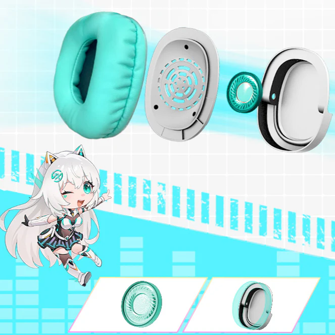 Officially Licensed Hatsune Miku Over-Ear Gaming Headset - Image 4