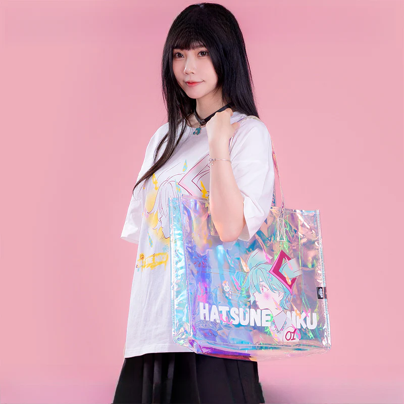 Officially Licensed Hatsune Miku Radio Wave Invasion Laser Shoulder Bag - Image 4