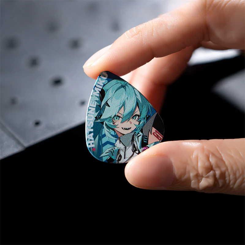 Officially Licensed Hatsune Miku RAVE Series Guitar Pick Set (Pack of 3) - Image 2