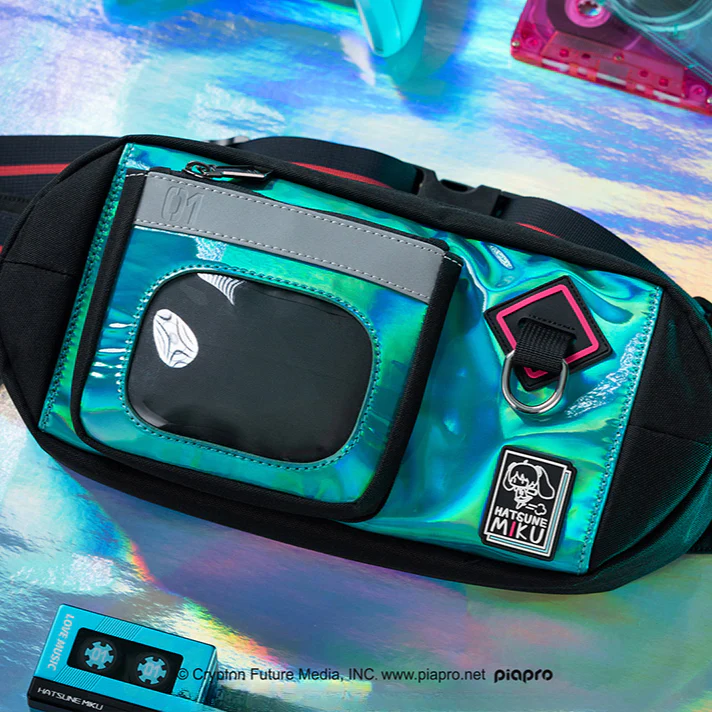 Officially Licensed Hatsune Miku Run Series Outdoor Chest Bag