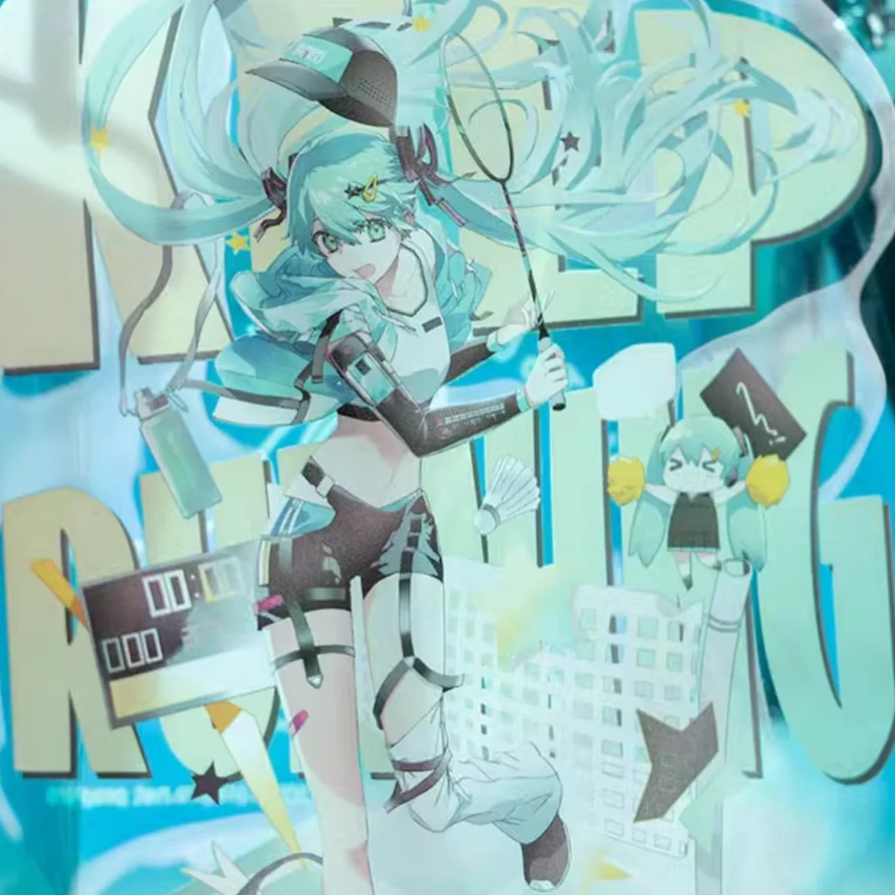 Officially Licensed Hatsune Miku Run Series Transparent Jelly Bag - Image 3