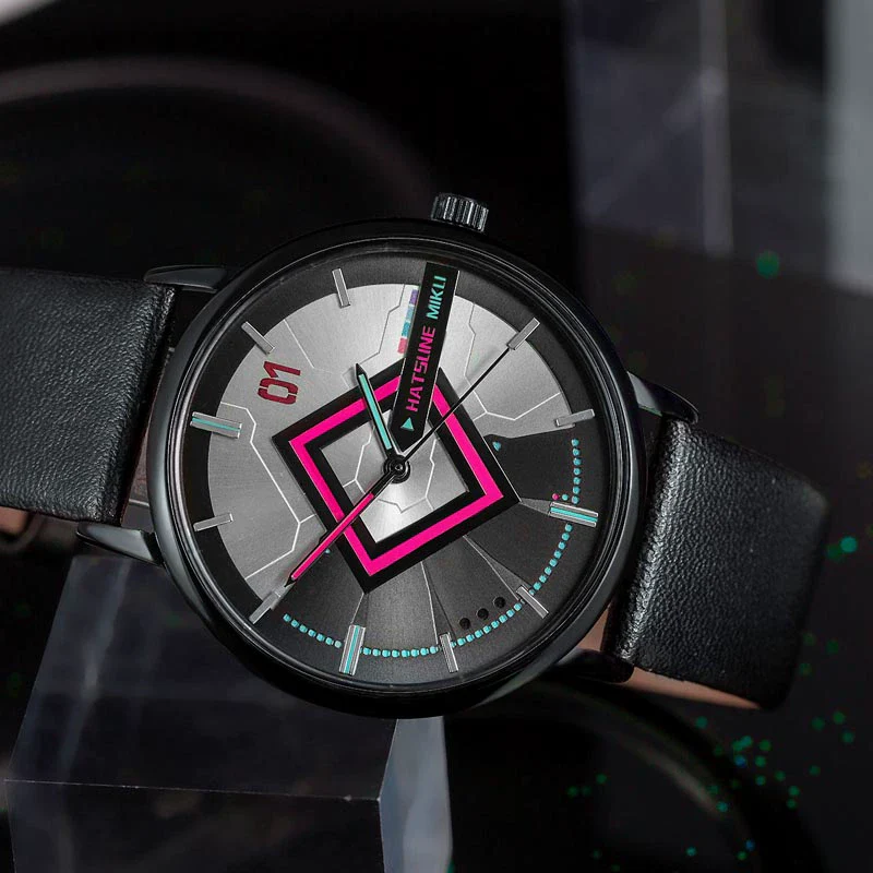 Officially Licensed Hatsune Miku Song of the Future Slim Quartz Watch - Image 5