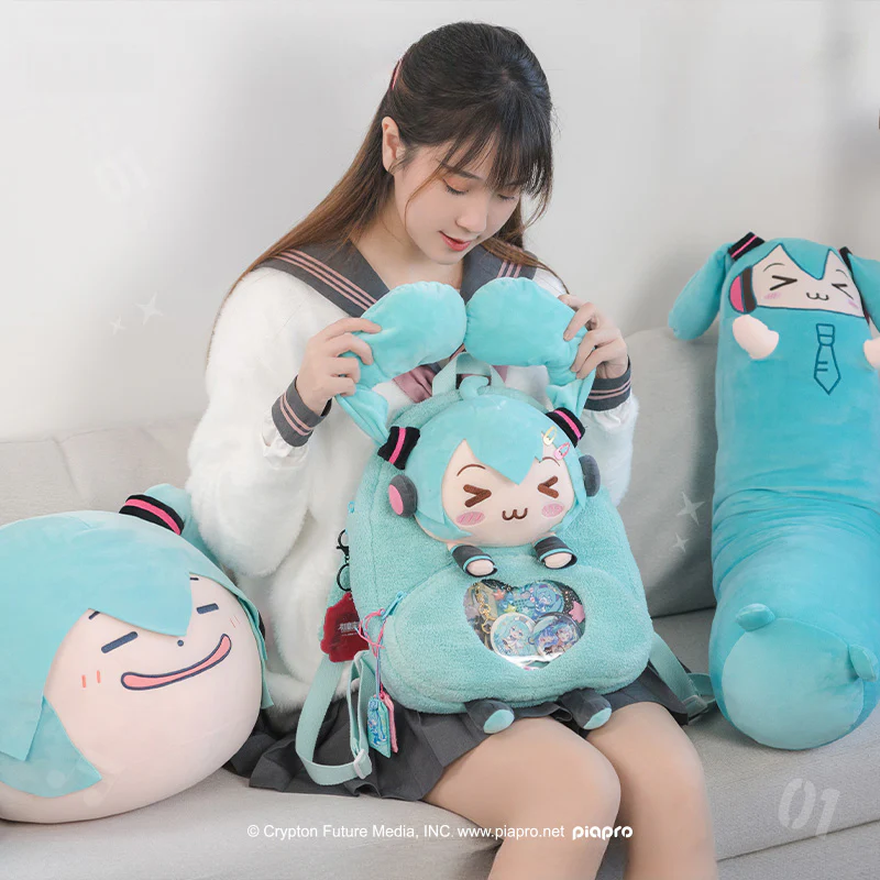 Officially Licensed Hatsune Miku Squinted Eyes Series Backpack - Image 4