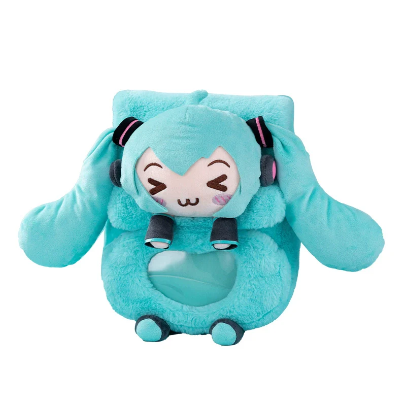 Officially Licensed Hatsune Miku Squinted Eyes Series Plush Multi-purpose Shoulder Bag - Image 5