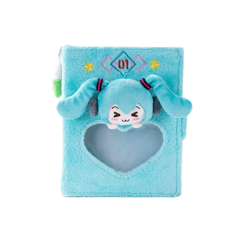 Officially Licensed Hatsune Miku Squinted Eyes Series Plush Photo and Card Album - Image 5