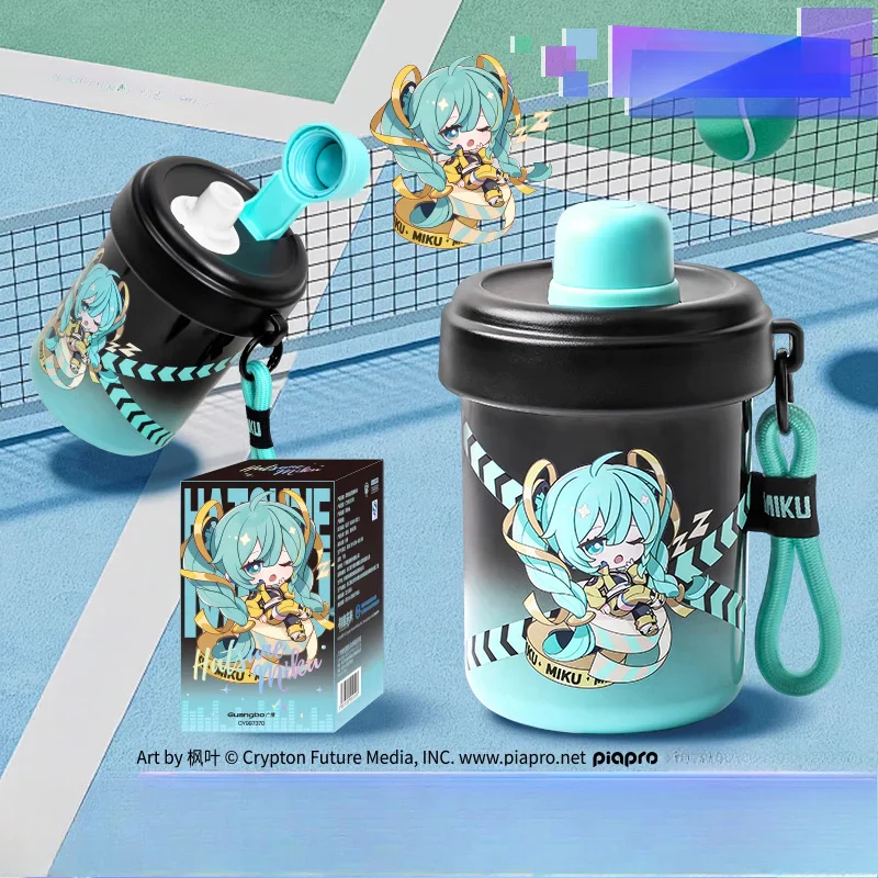 Officially Licensed Hatsune Miku Tritan Plastic Water Bottle - Image 2