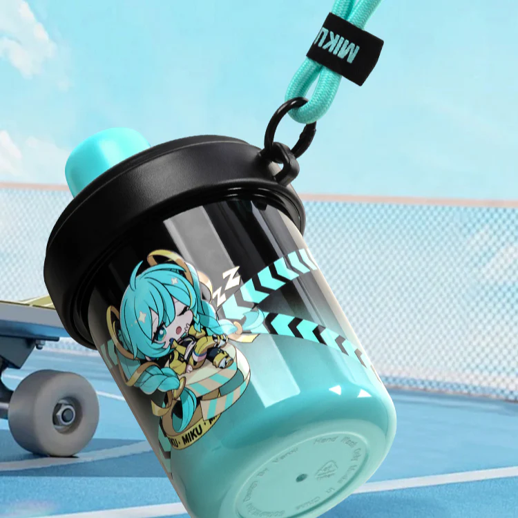Officially Licensed Hatsune Miku Tritan Plastic Water Bottle - Image 4