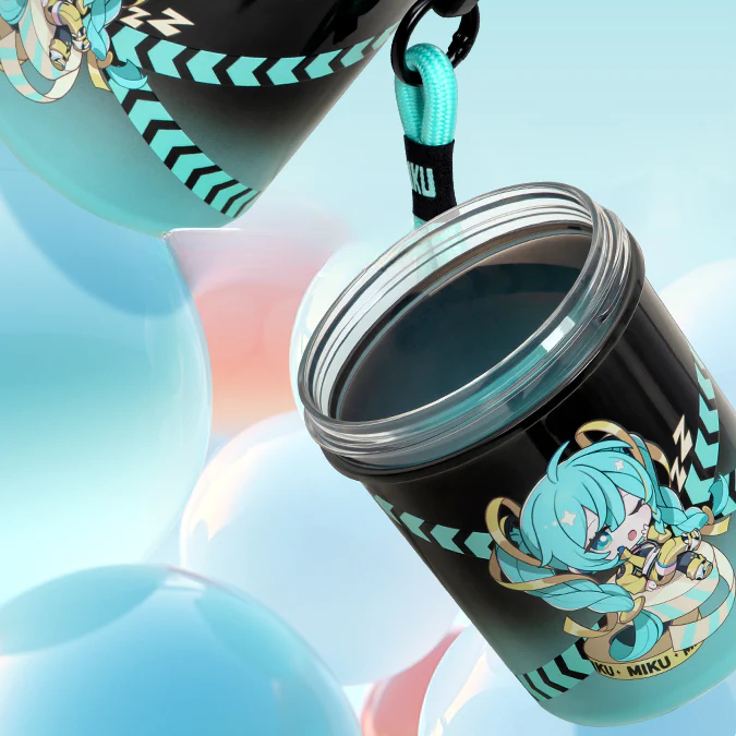 Officially Licensed Hatsune Miku Tritan Plastic Water Bottle - Image 5