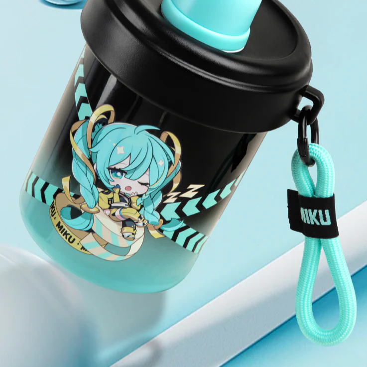 Officially Licensed Hatsune Miku Tritan Plastic Water Bottle - Image 6