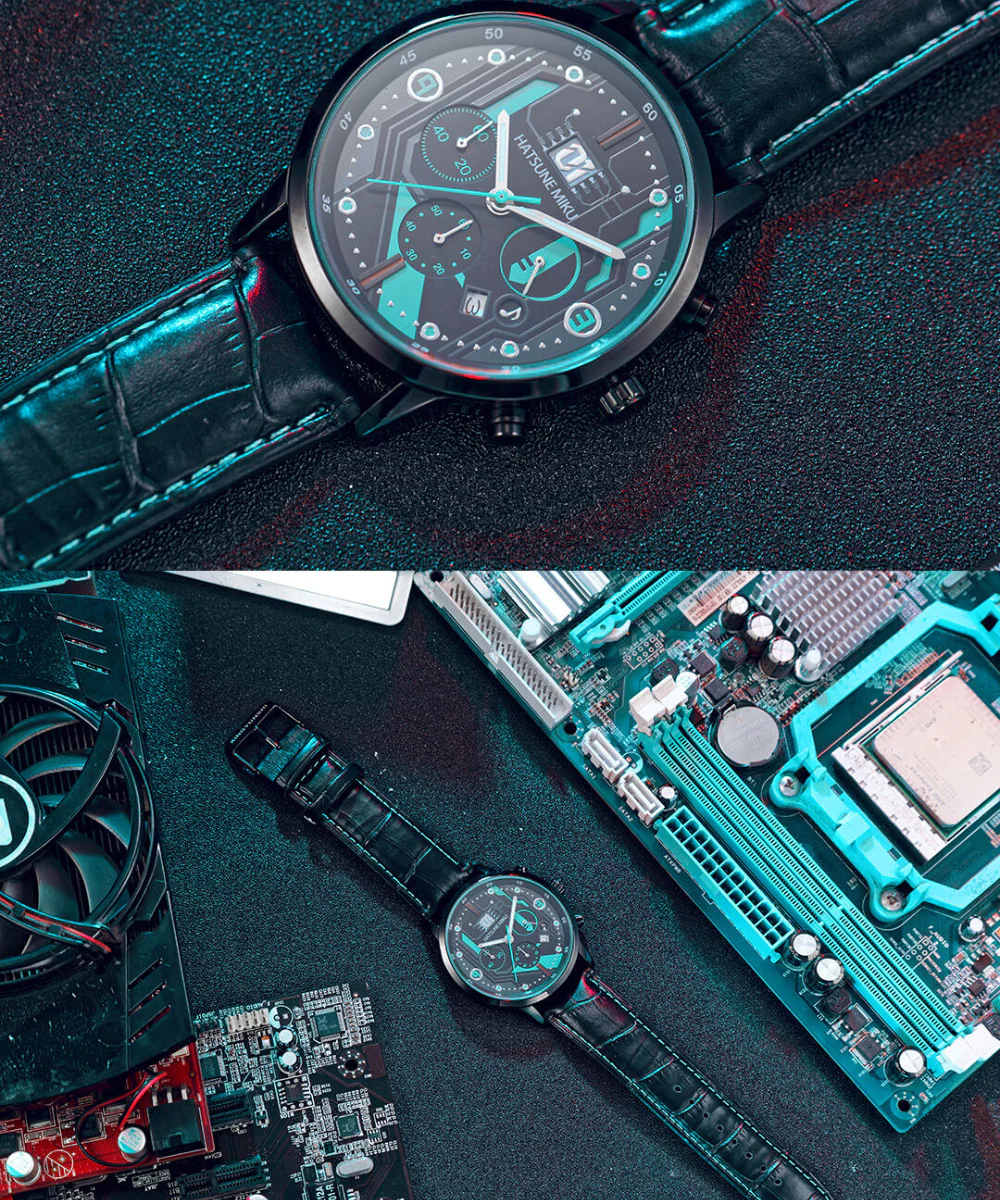 Officially Licensed Hatsune Miku Vocal Character Series “Prelude” 6-Hand Quartz Watch - Image 10