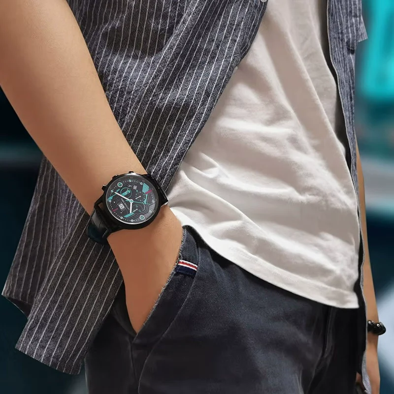 Officially Licensed Hatsune Miku Vocal Character Series “Prelude” 6-Hand Quartz Watch - Image 12