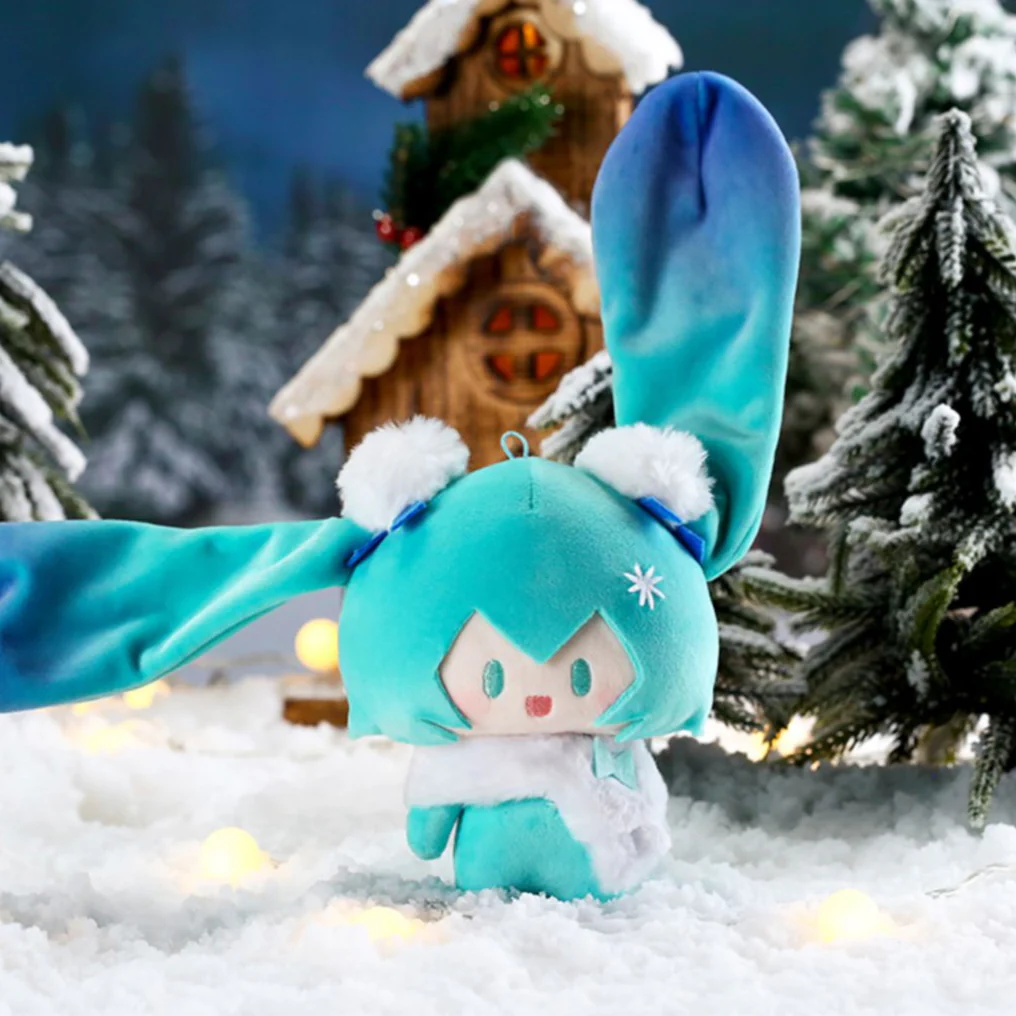 Officially Licensed Hatsune Miku VOCALOID Starlit Snow Mini Plush Charm - Image 6