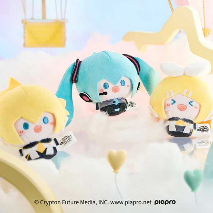 Officially Licensed Hatsune Miku VOCALOID WOW Doll Park Chubby Plush Charm - Image 5