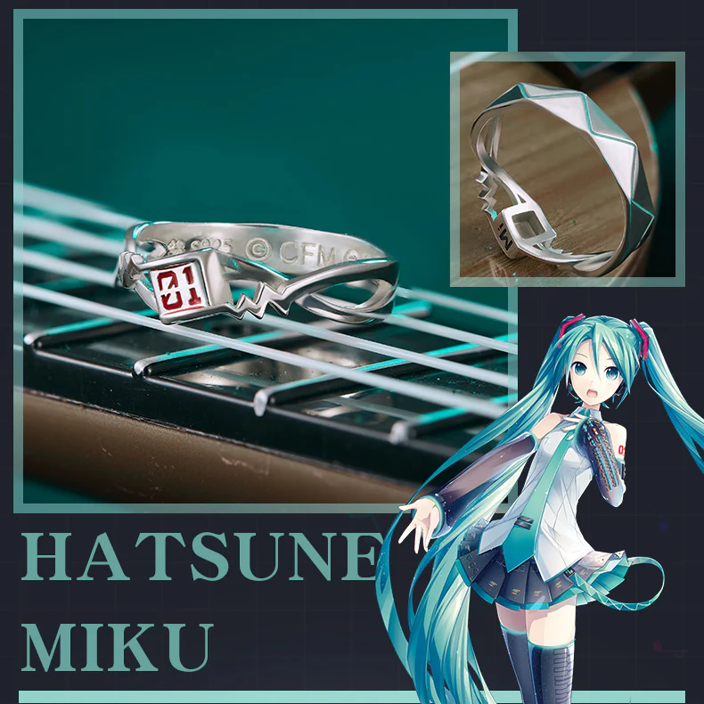 Officially Licensed Hatsune Miku Voice Unseen Ring - Image 3