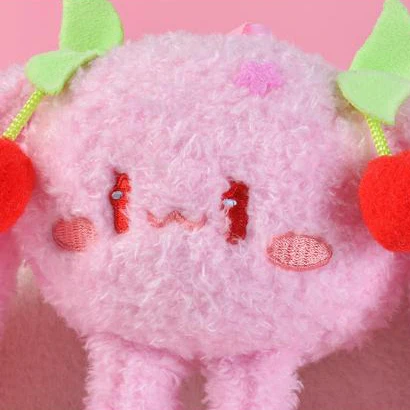 Officially Licensed Sakura Miku Cute Smiling Plush Charm - Image 6