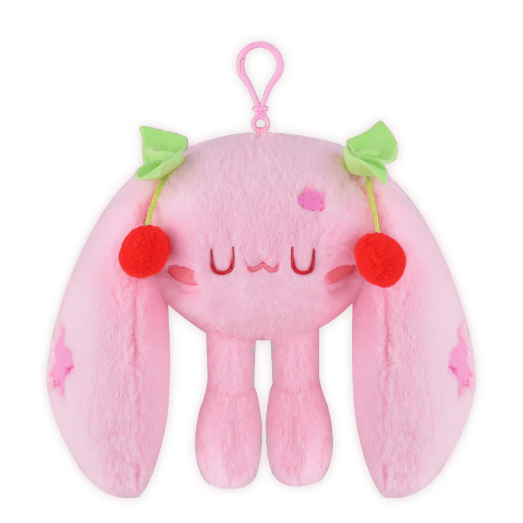 Officially Licensed Sakura Miku Cute Smiling Plush Charm - Image 8