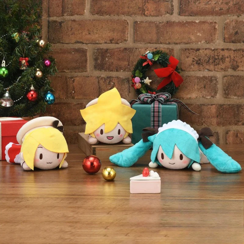 Officially Licensed SEGA VOCALOID Hatsune Miku & Kagamine Rin & Kagamine Len Fuwa Petit Christmas 2025 EX Pappa Plush Doll β Bilibili Exclusive Launch - Image 2