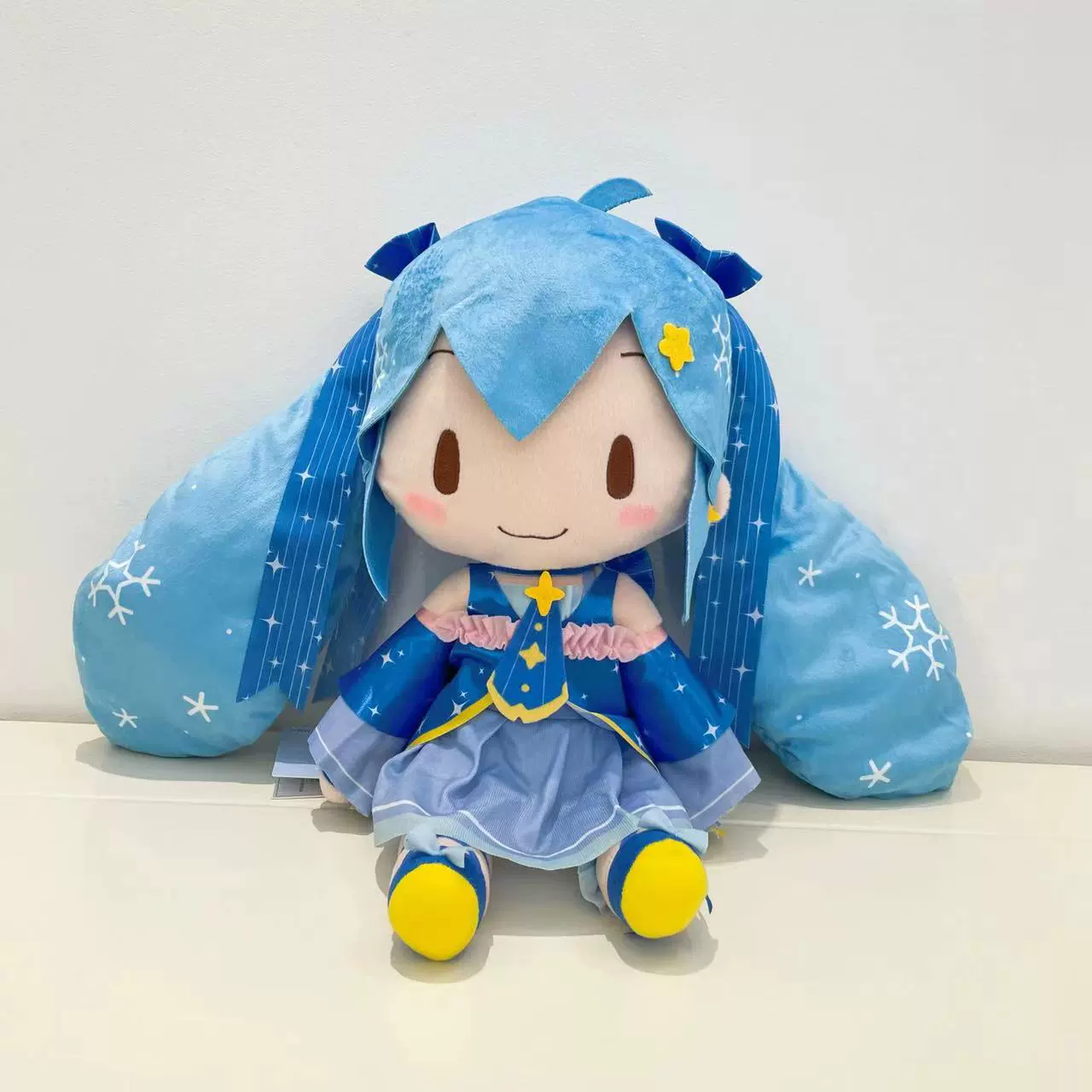 Official Licensed Hatsune Miku Snow Miku (Starry Sky) 2017 Reissue  – 27cm Medium Plush Toy