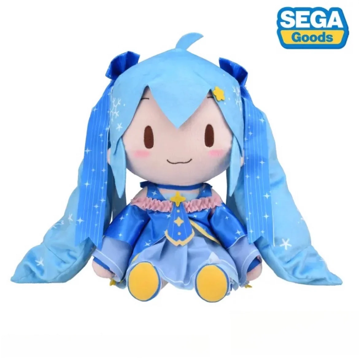 Official Licensed Hatsune Miku Snow Miku (Starry Sky) 2017 Reissue  – 27cm Medium Plush Toy - Image 5