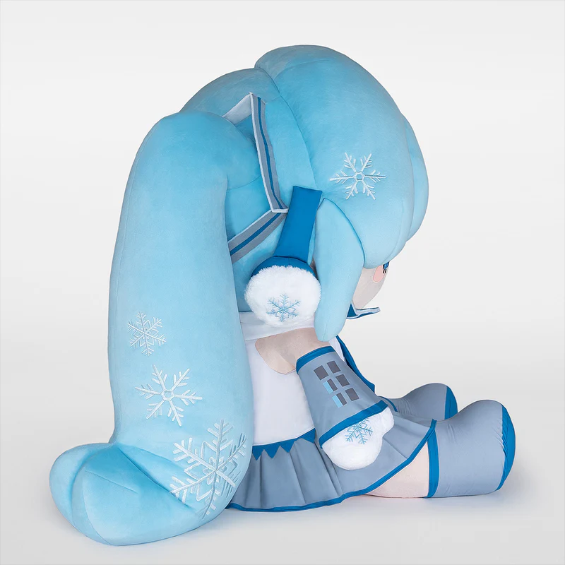 Officially Licensed TAITO VOCALOID Hatsune Miku Snow Miku Super Extra-Large Plush β Bilibili Exclusive - Image 3